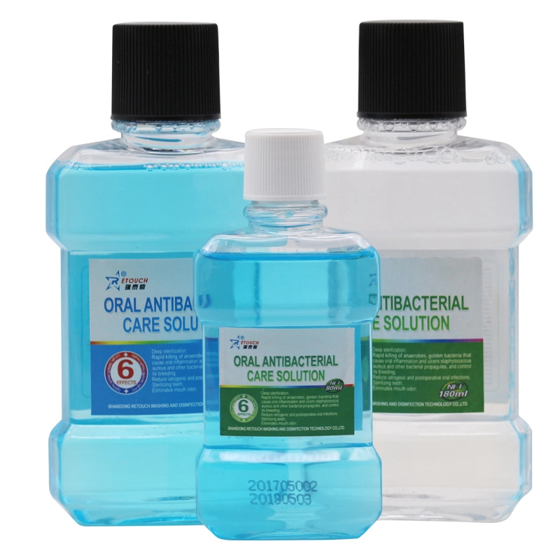 Мята Mouthwash устные промойте антисептическое Mouthrinse с Chlorhexidine Alcohol-Free формула стоматологическое обслуживание продукта здоровья полости рта