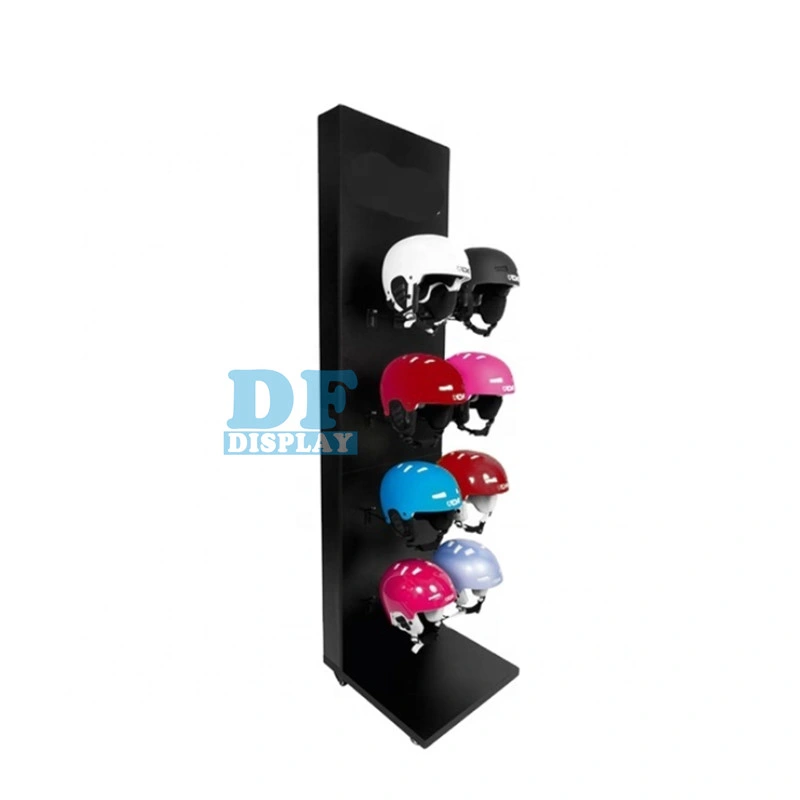 Retail Baseball Hat Display Stand Hat Store Floor Trucker Hat Storage Display Rack Wire Grid Holder Wall for Hat Cap