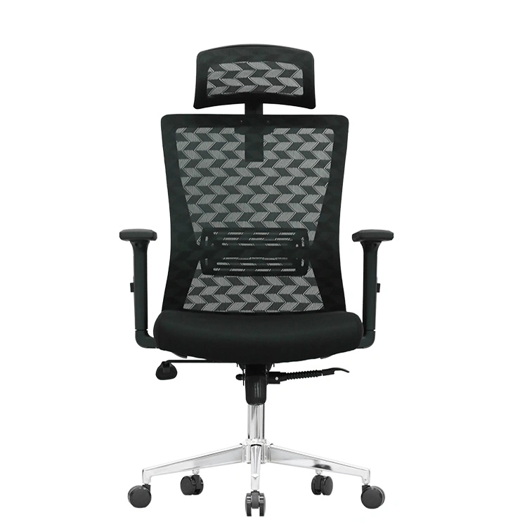 Vente en ligne de chaise de bureau exécutive pivotante ergonomique au design moderne du marché du mobilier de Foshan Prix.