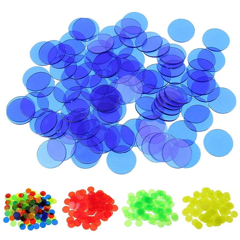 Learning Math Counting Round Chips Transparent Bingo Counting Chips Educational Kids Toys