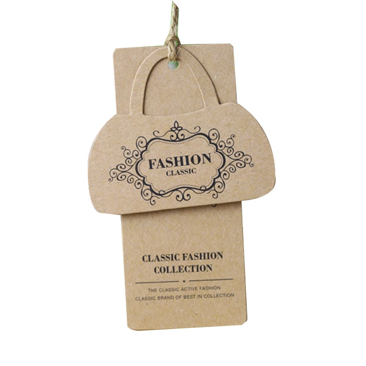 Luxury Custom Embossed Hang Tags 800GSM Black Cardboard Garment Tags Clothing Labels