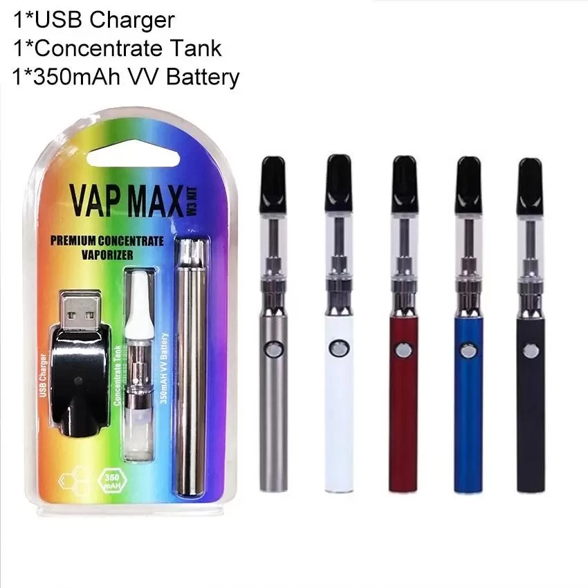 بطارية Vap Max عالية الجودة 510 (بطارية VV 350 مللي أمبير/ساعة، خرطوشة TH205، شاحن USB)