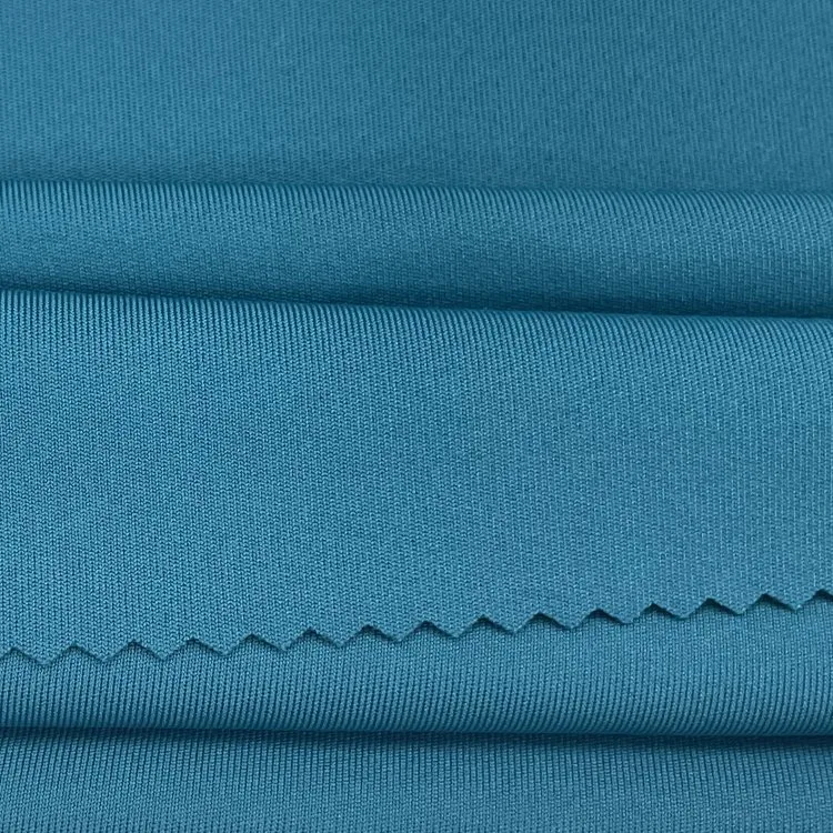 Original Factory Shiny Moderate Polyester Spandex Polyamide Nylon Elastane Knit Fabrics for Garment