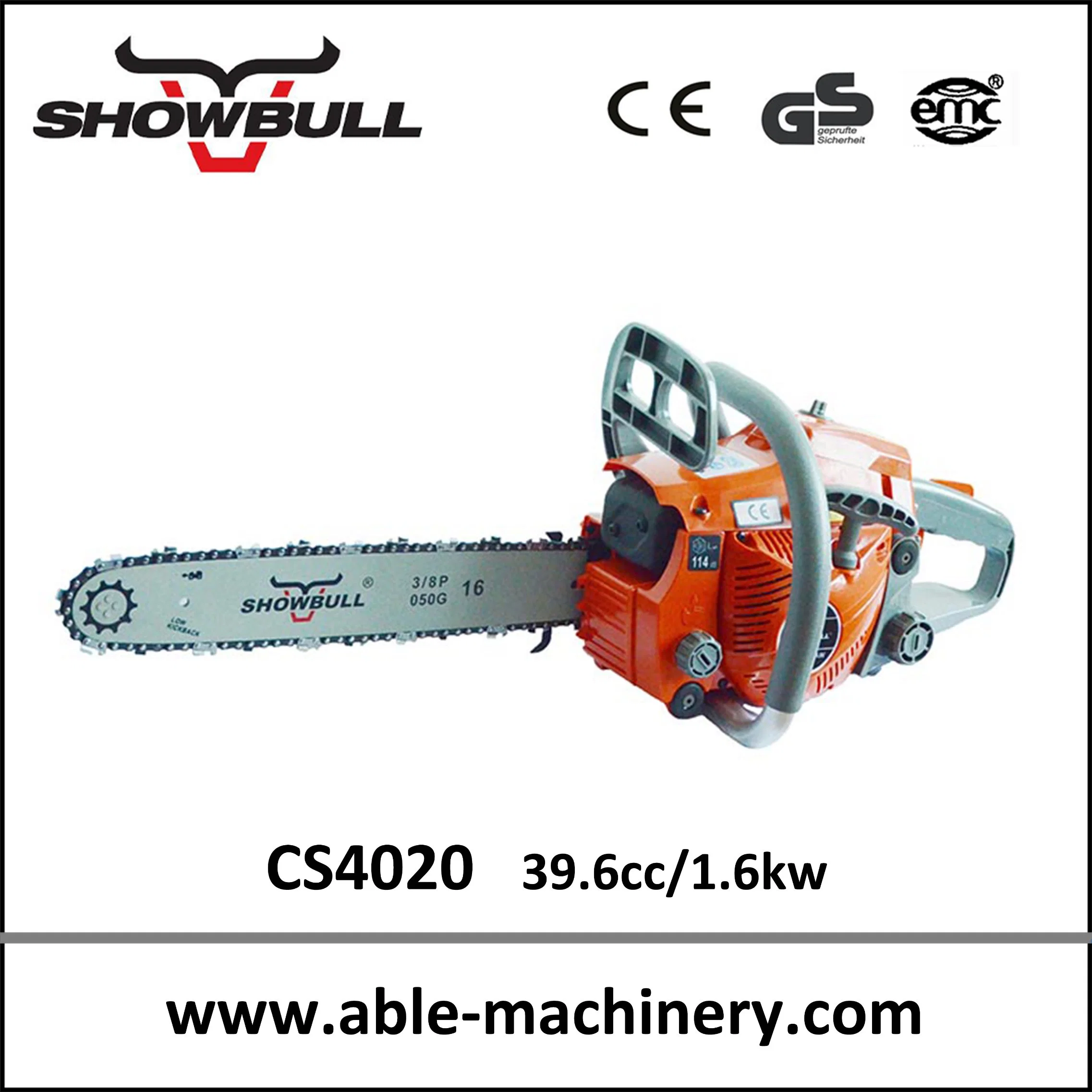 Hot Sales Showbull Nice Design Garden Tool Chain Saw CS4020