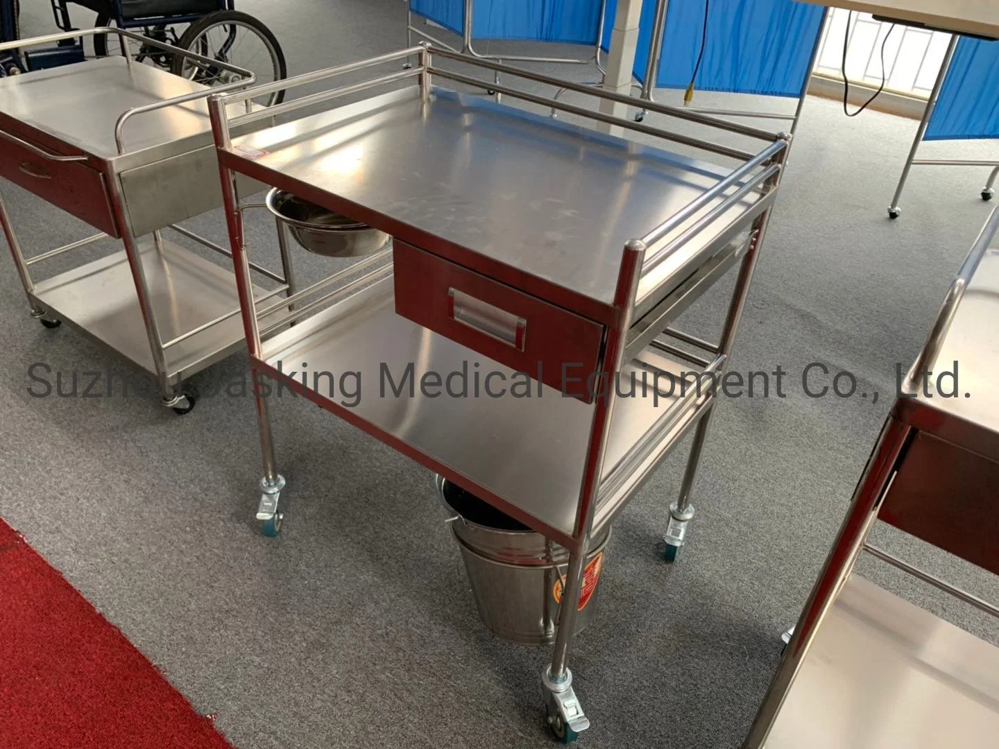 Stainless Steel Hospital Medical Cart