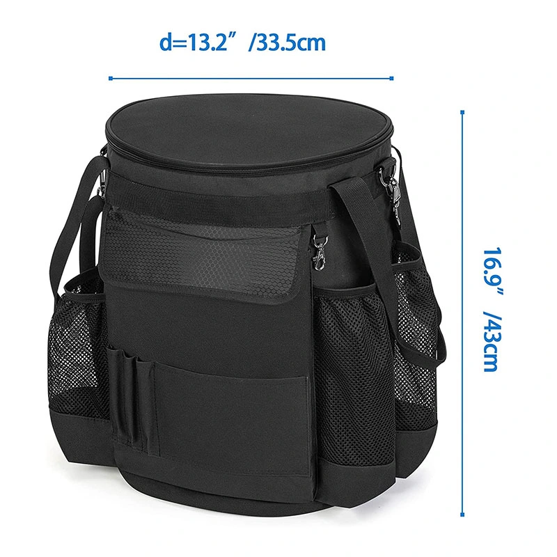 Wholesale/Supplier Softball Cover Organizer Tote Baseball Bucket Bag with Multi Pockets