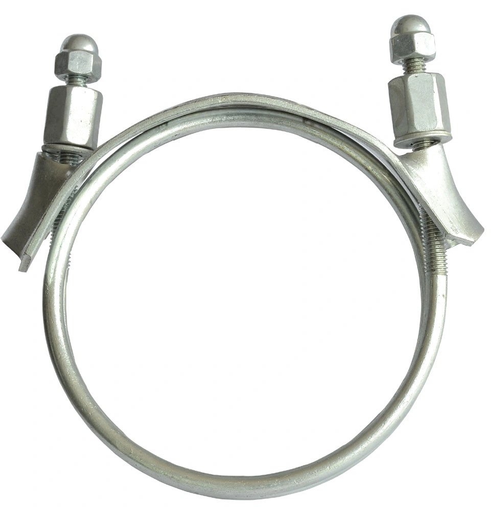 Poinçon en acier inoxydable Double boulon Super Clamp