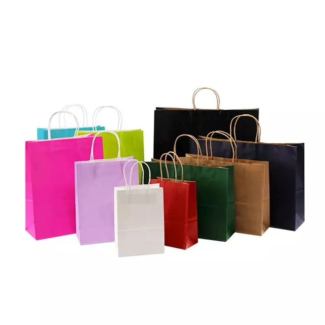 Wholesale/Supplier Custom Packaging Paper Bag Craft Brown Kraft Paper Shopping Bag