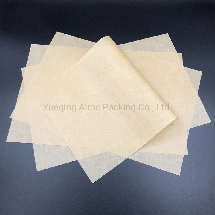 Unbleached Oven Safe Silicone Baking Parchment Paper Sheet