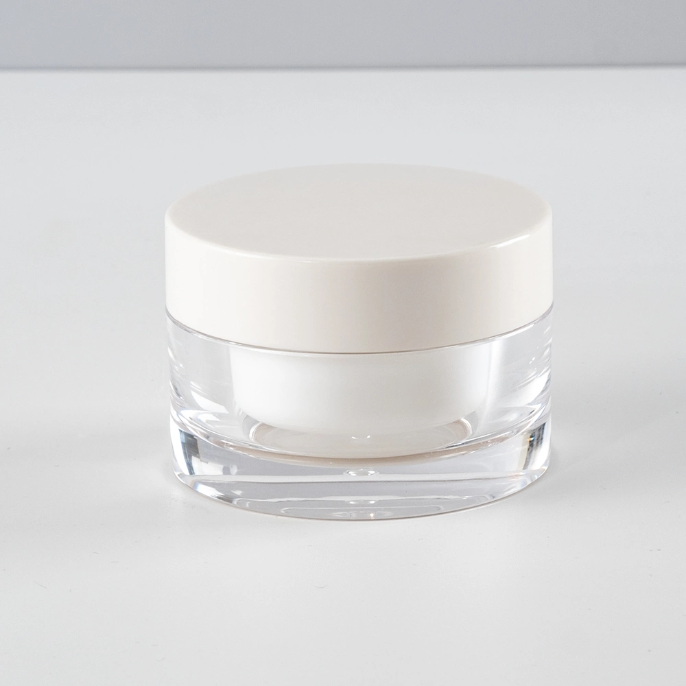 Meilleur Prix De luxe de haute qualité 30g 50 g 80 g PP PE Verre acrylique Flacon à pompe airless définit rond Carré pot de crème Conteneur pour les soins de la peau cosmétiques