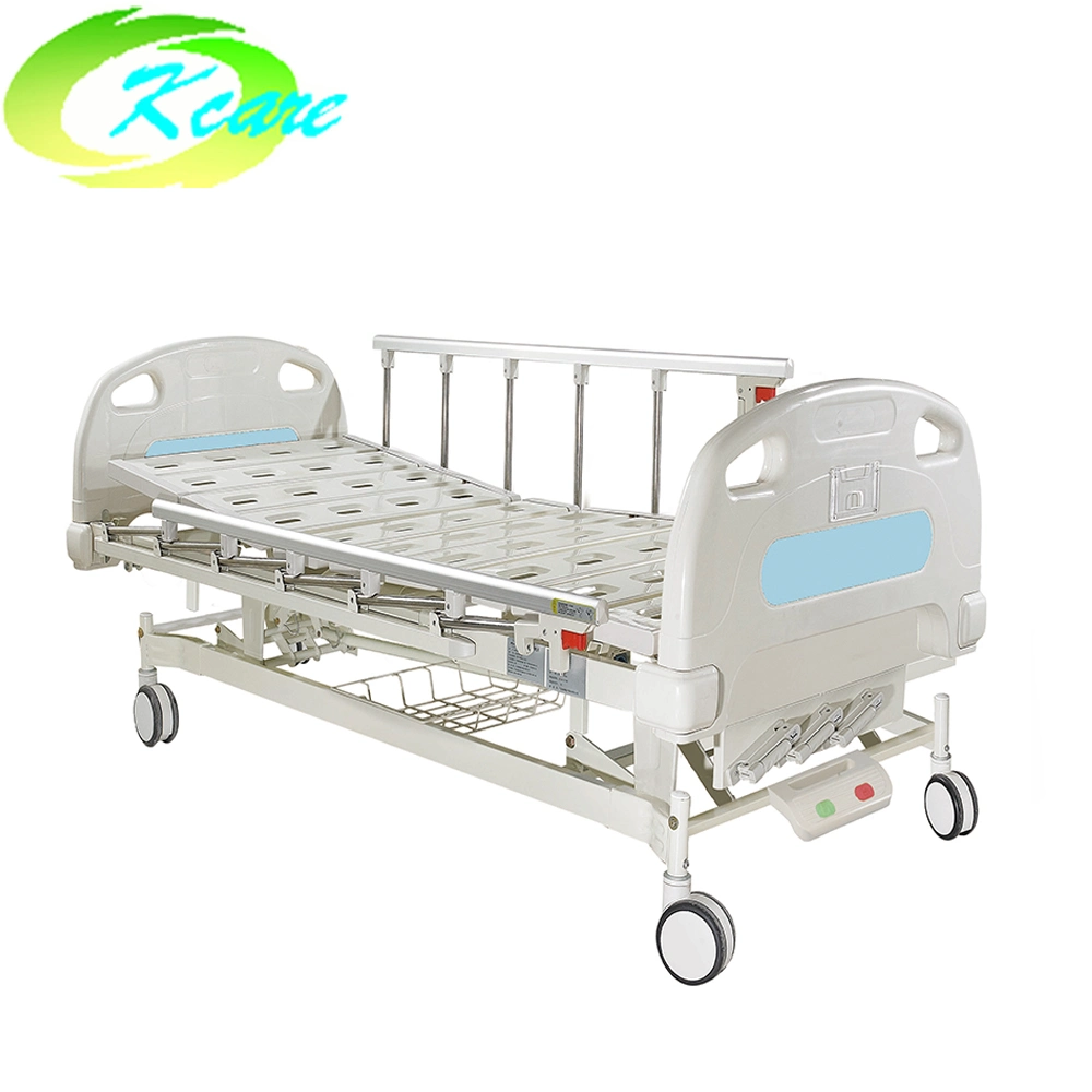 Hospital Furniture Supplier with CE FDA ISO Approved Three Cranks Manual Medical Hospital Bed