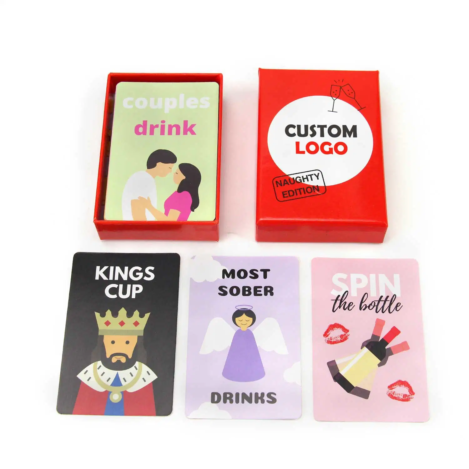 Servicio profesional y calidad Custom Board Juegos impresión Fiesta bebida Tarjetas de juego