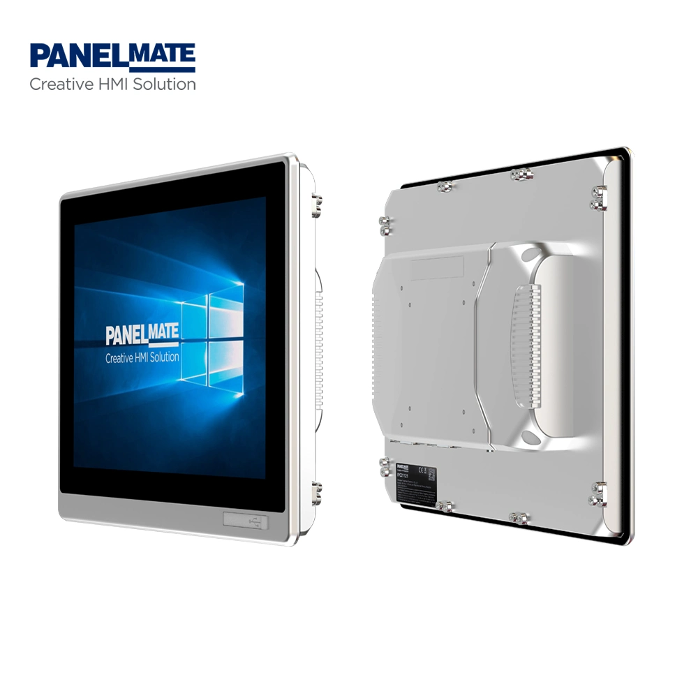 12.2 Inch Industrial Embedded PC IP65 Waterproof Dustproof Resistive Touch Screen Intel Skylake I5 CPU 7200u Codesys Fanless HMI Panel PC All in One Computer