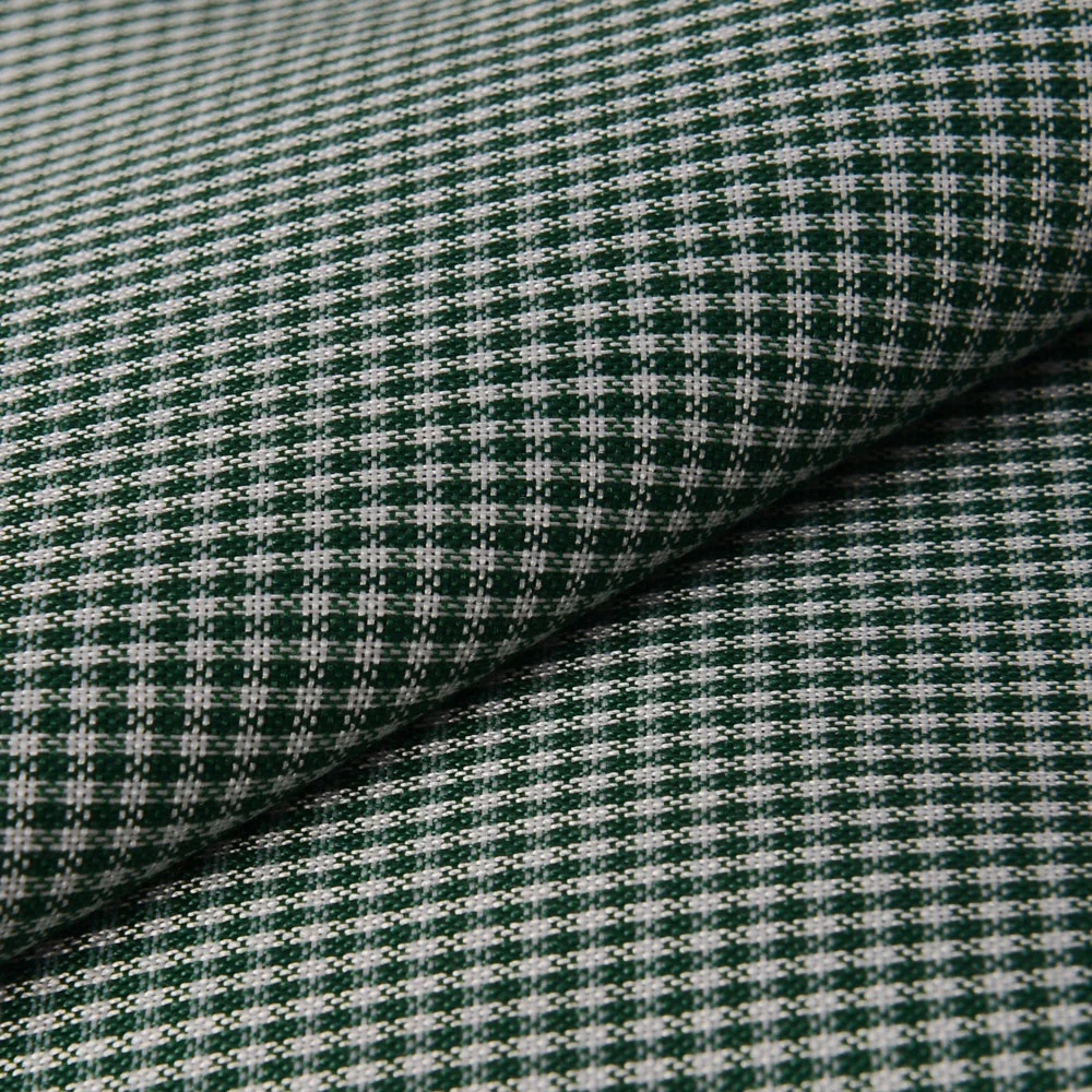 100% Polyester Gingham Schuluniform Stoffe Kariert Stoff für Rock/Schule Einheitlich