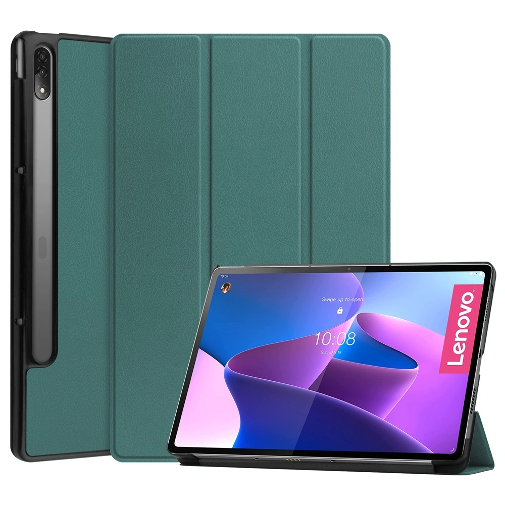 Para o suporte fino para a caixa para tablet Lenovo Tab P12 PRO 2021 Tampa inteligente magnética