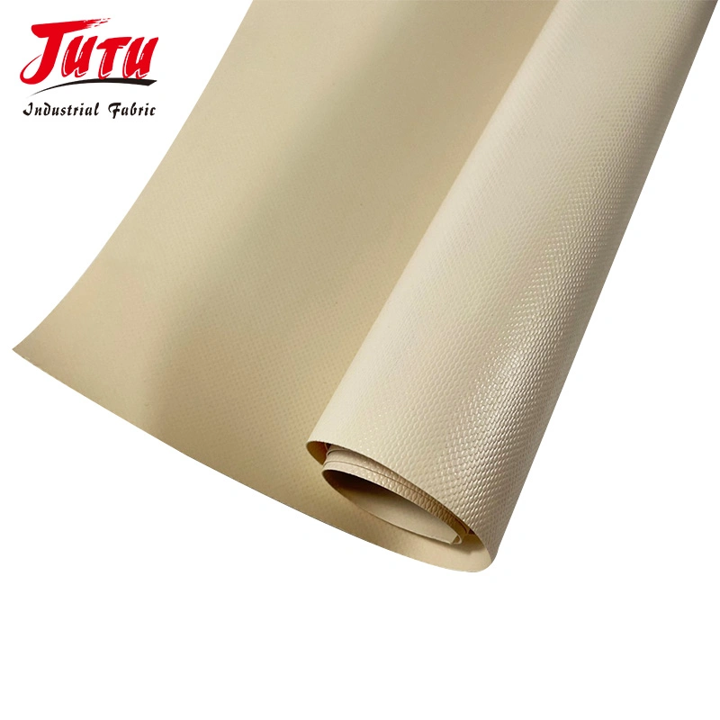 Jutu Corporate Identity Anti-Mehltau, Anti-Static Behandlung helle Farben Grün Material feuerfest beschichtete PVC-Tarpaulin