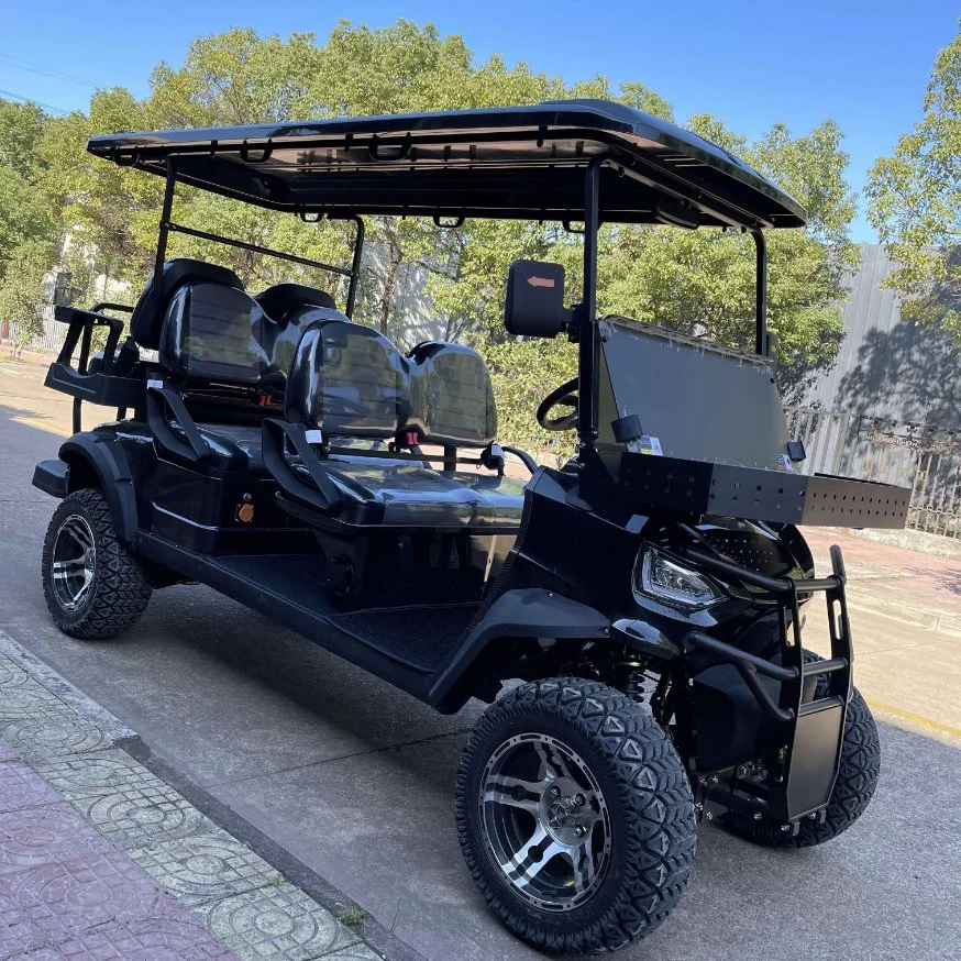 High Performance 6 Seater Offroad Tire Classic Sightseeing Car Lifted Golf Cart