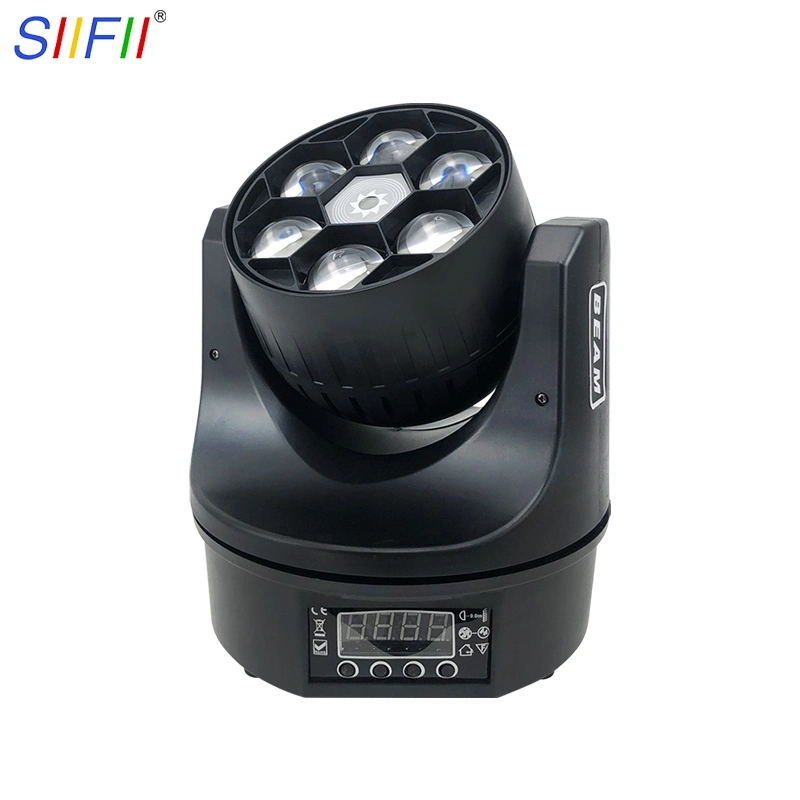 High quality/High cost performance LED 6*12W Beam Head Bee Eyes Smart Beam Moving Head with Laser Disco KTV Stage Lighting DJ Equipment