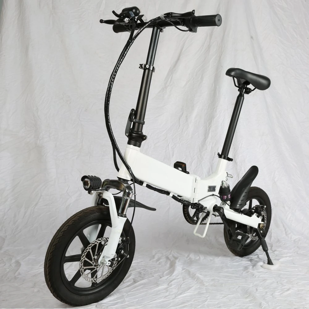 36V 14inch E City Bicycle Cheap Dirt Mini Electric Folding Bike Ebicycle