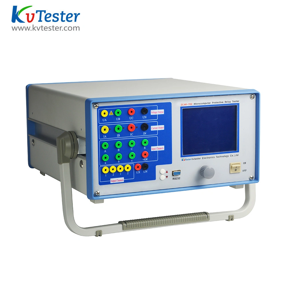 Kvtester Zcar-702 Precio Asequible del relé de inyección secundaria el equipo de prueba para el sistema de energía eléctrica
