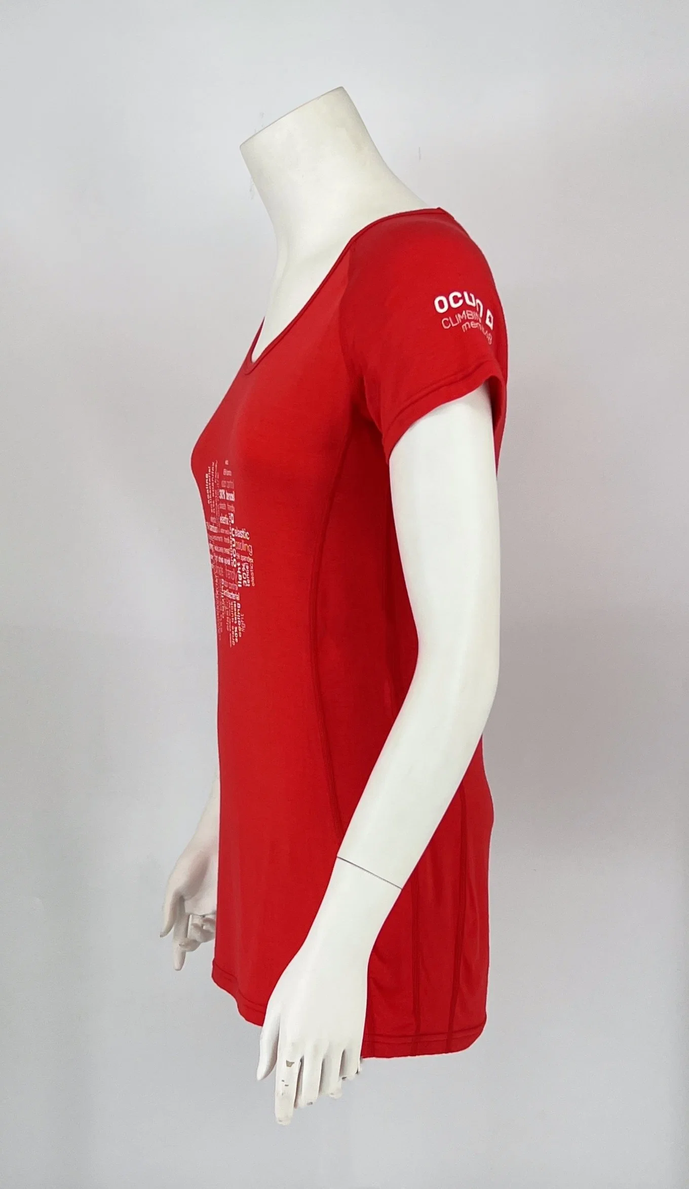 Bamboo CMP Female Sports Short Sleeve Printing