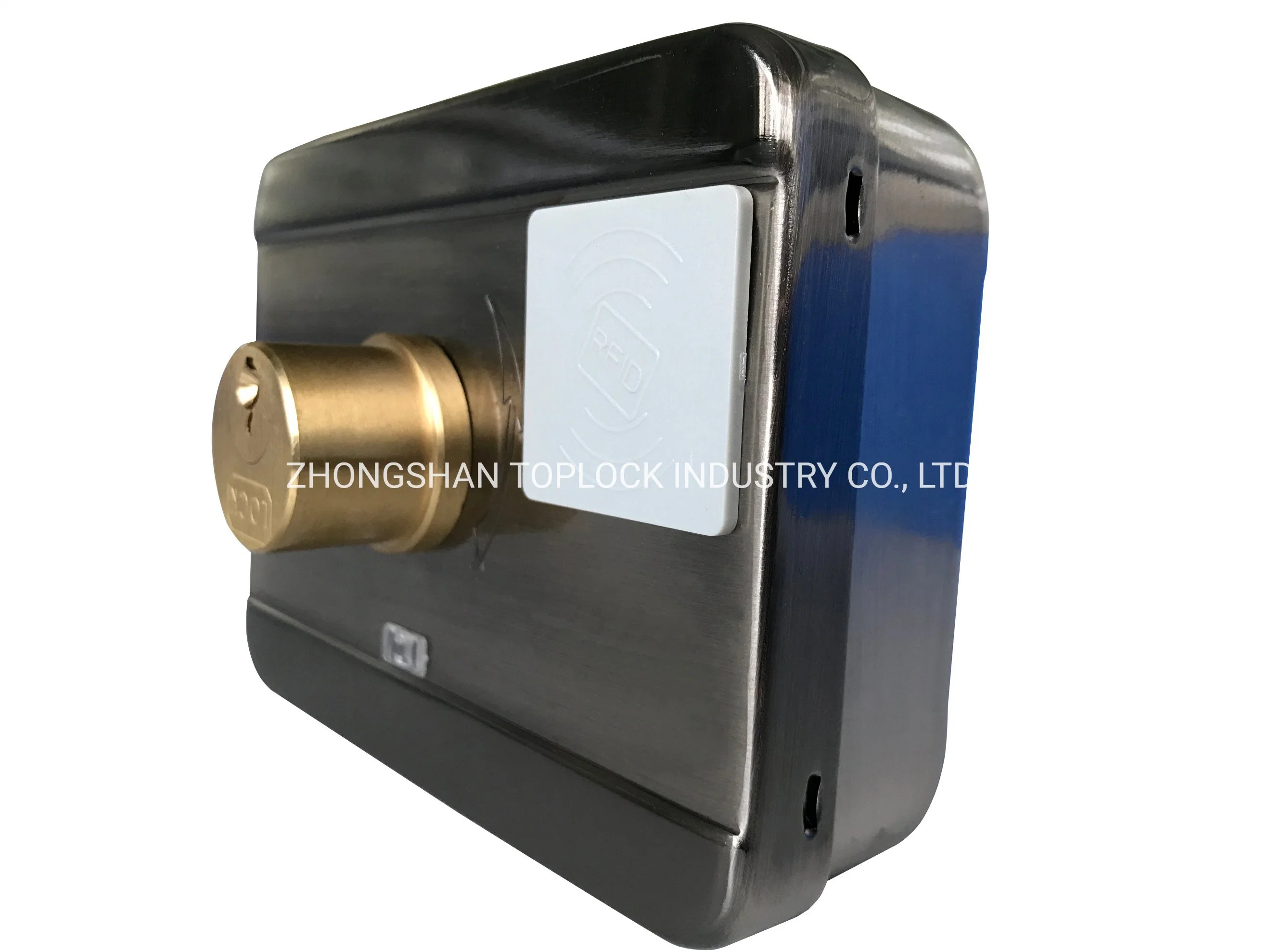 China Manufacturer Motorized Rim Lock Electronic Gate Lock