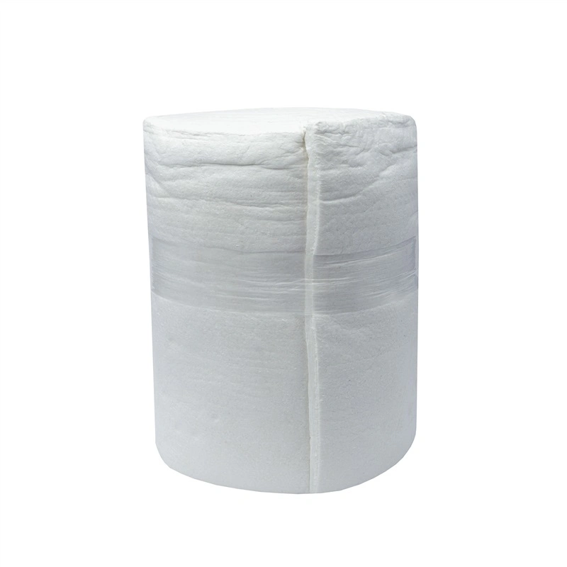 High Temperature 1600c Polycrystalline Mullite Ceramic Fiber Blanket Building Material