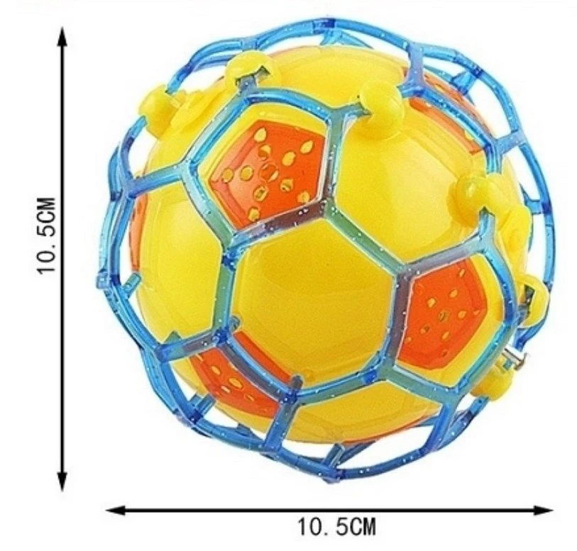 Luz Eléctrica al por mayor Fútbol Danza Jump Ball LED Flash rebotando Juguetes de la música de los niños de la bola