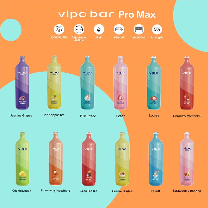 Original Vipo desechable VAPE mejor Venta Sudeste Asiático vape