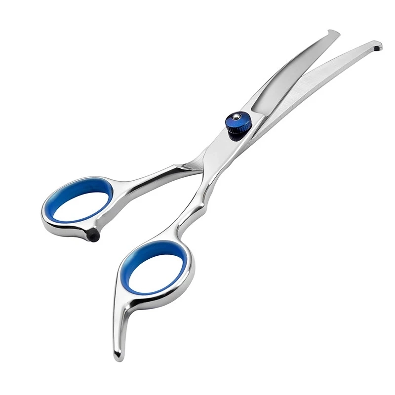 Safety Pet Grooming Scissors Round Head 6 Inch Professional Stainless Steel Dog Scissors Pets Shears Animal Cutting Portable Set