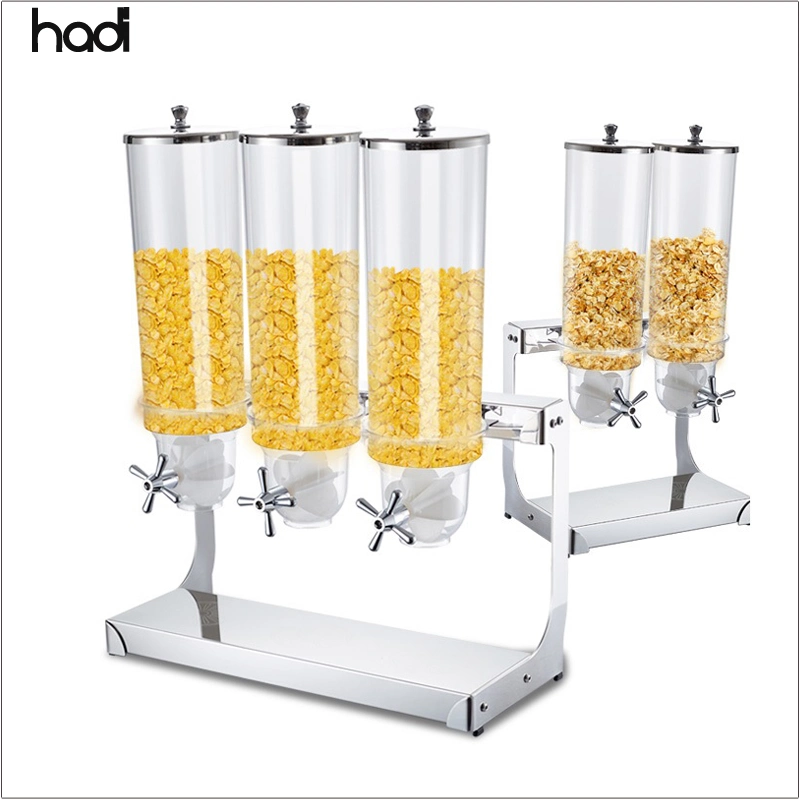 Wholesale Restaurant Supplies Buffet Cereal Dispenser Acrylic Food Dispenser Cereal Dispenser Bulk Cereal Food Sealed Dispenser Container