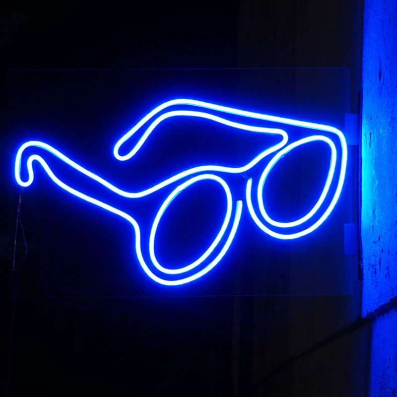 Optische Store-Brille Werbung LED Neon Licht