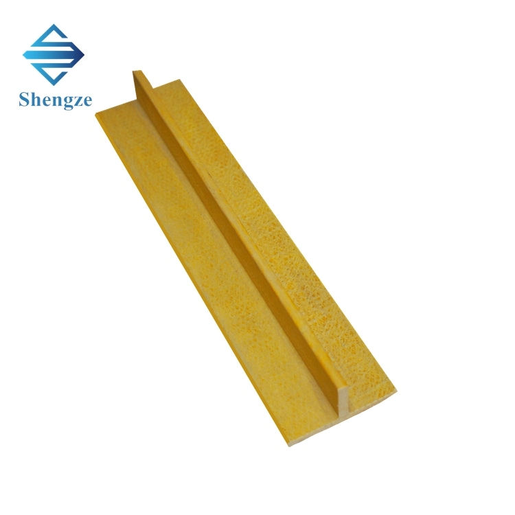 Manufacturer Fiber Glass I Beam GRP T Bar 6*6mm Customized Size of Building Material