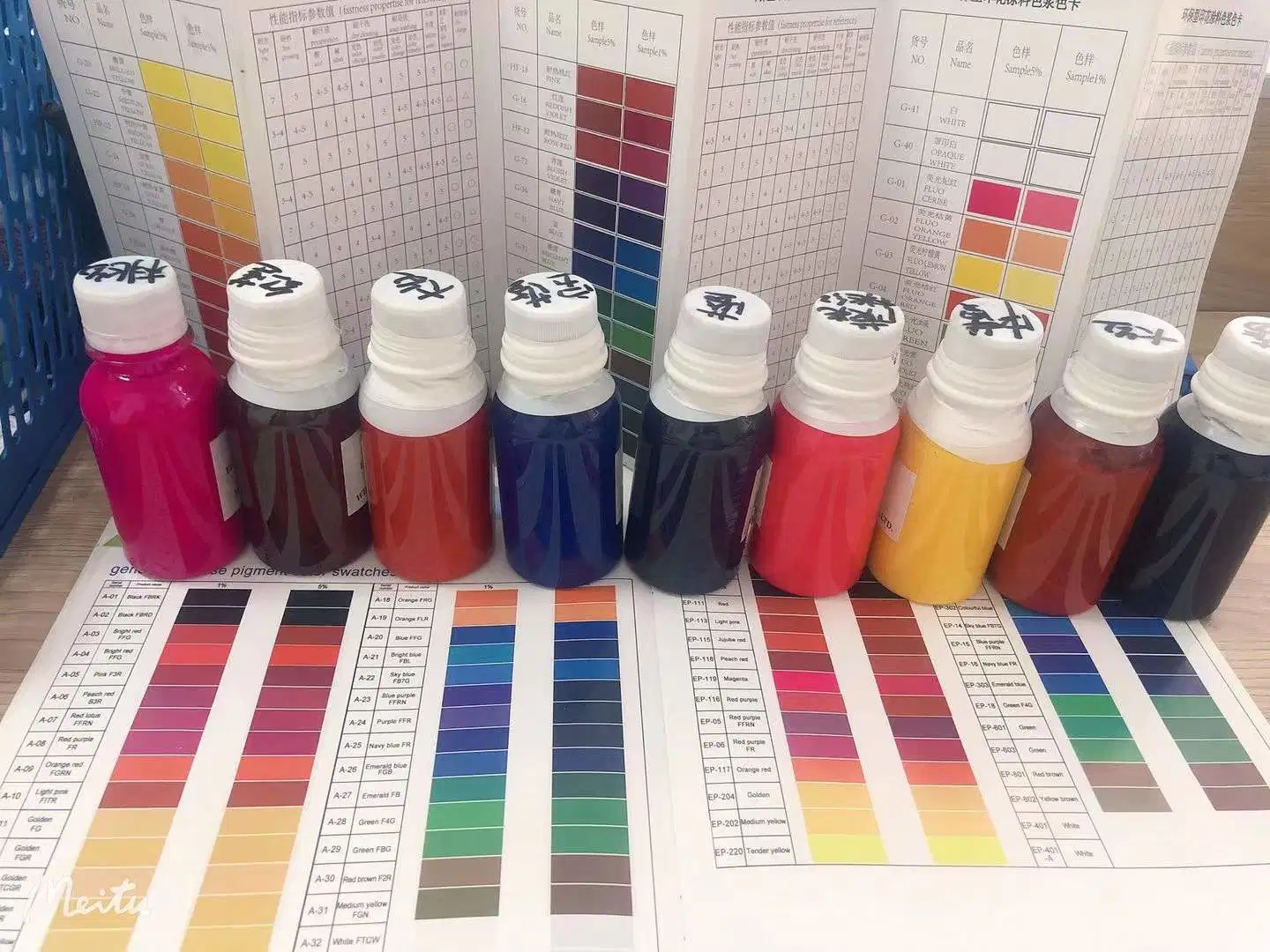 Pigments for Textile Printing and Paper