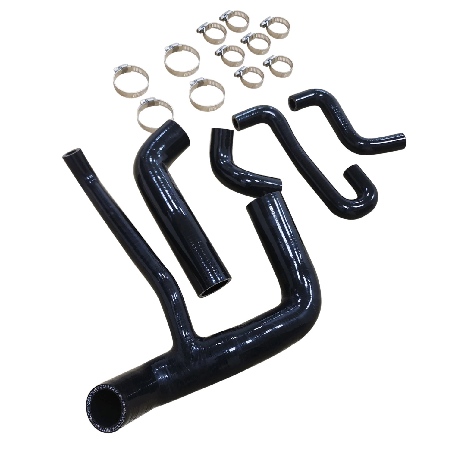 KIT DE TUYAU de radiateur EN silicone 5 PIÈCES pour Land Rover Discovery 200 TDI 1989-94