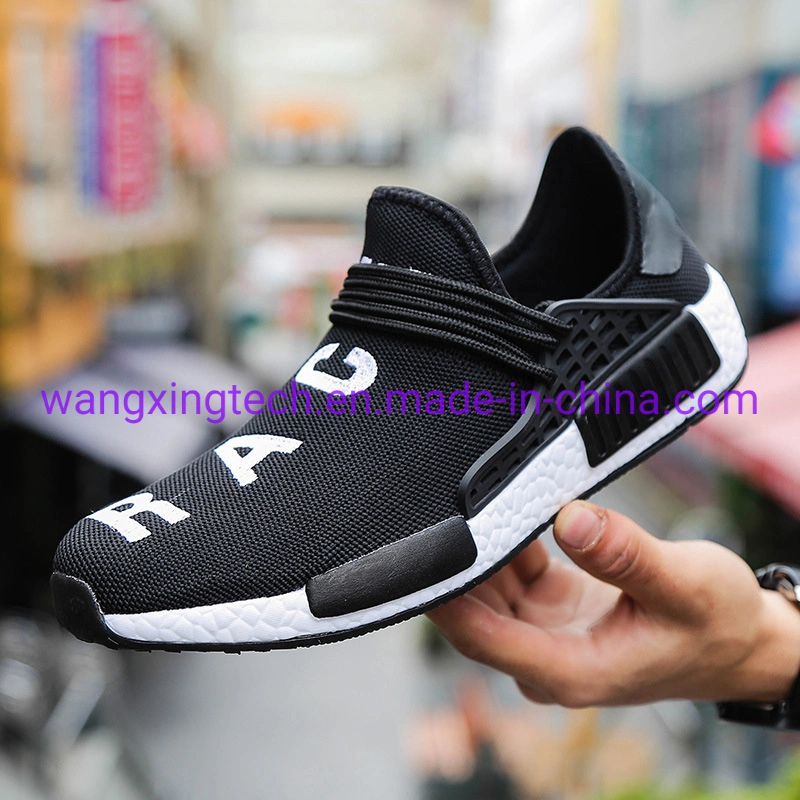 Wholesale/Supplier OEM ODM Breathable Leisure Sports Running Shoes Men's Street Fashion Trend Flying Woven Tide Mesh Athletic & Sports Shoes