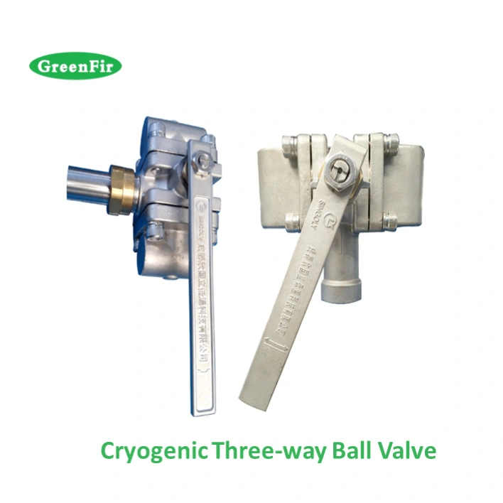 Cryogenic Pneumatic Manual Three-Way Ball Valve and Normal Temperature Ball Valve