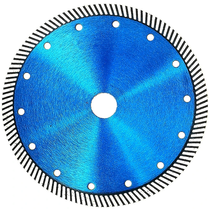 E-Well 110/115/125mm Hot Pressed Turbo X-Shaped Diamond Marble Saw Blade Diamond Cutting Disc for Tile Ceramics