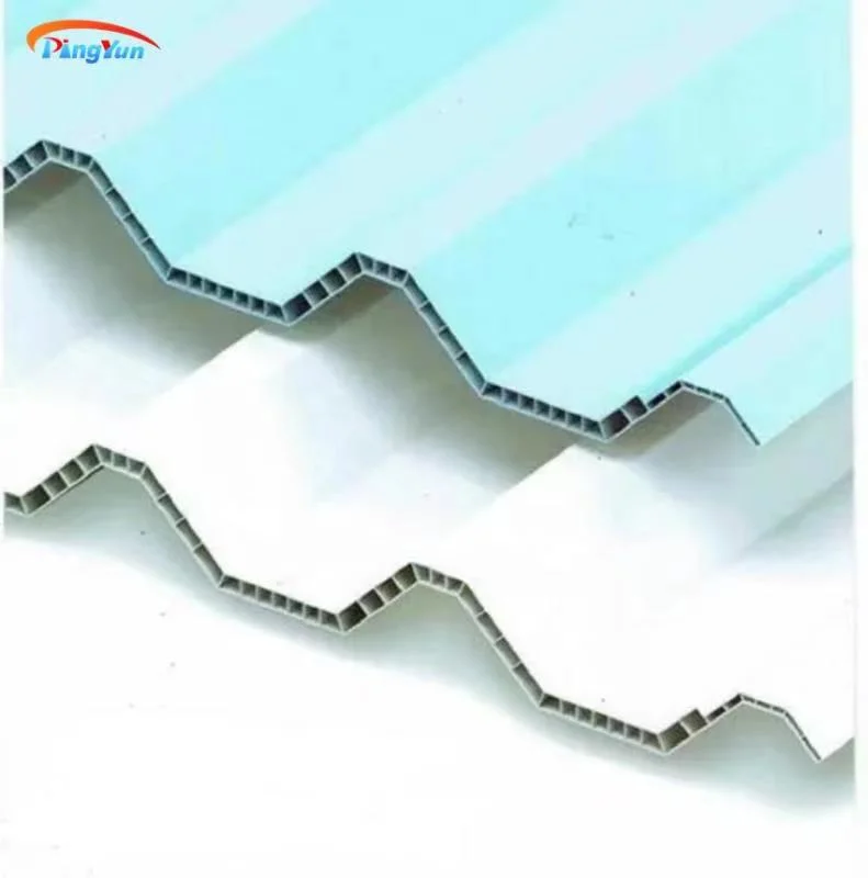 Dachisolierung PVC-Kunststoff-Doppelwand Hohldach Panel Produkte In Malaysia