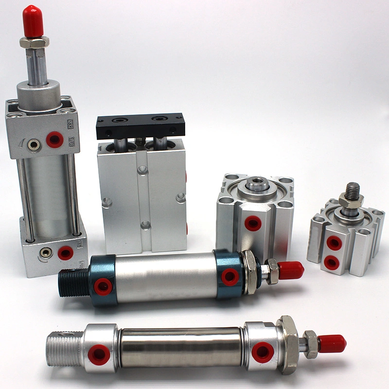 Pneumatic Standard Cylinder Air Cylinder Double Acting Single Rod Double Rod Sc