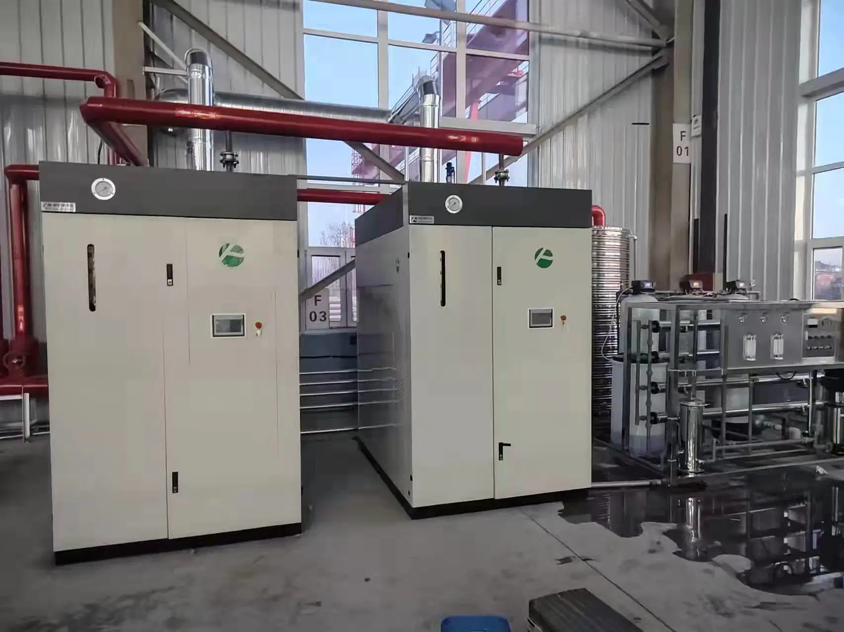 Palerton 1500 Kg/H Factory Direct Sale High Efficiency Natural Gas LPG Steam Generator for Food Processing