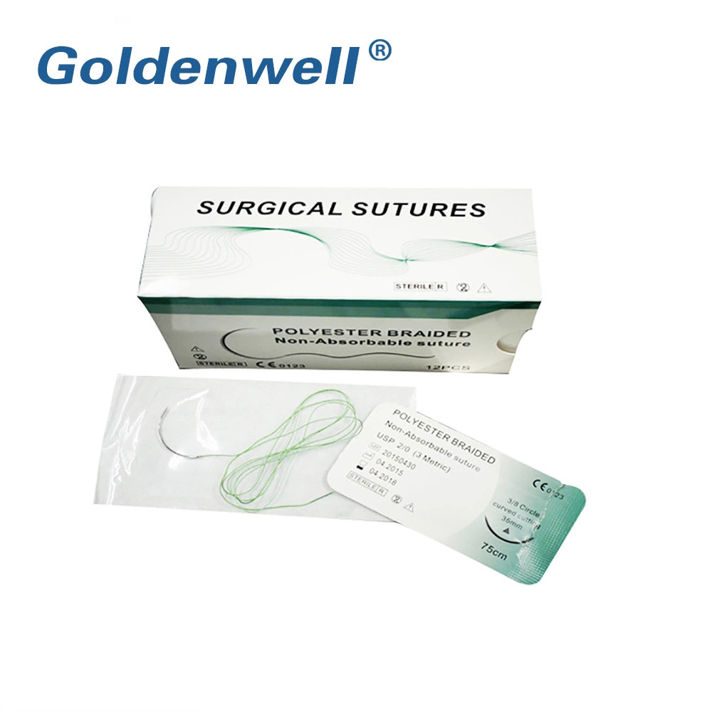 Absorbable PGA/Pdo/Pgla Surgical Suture with Needle Manufactures