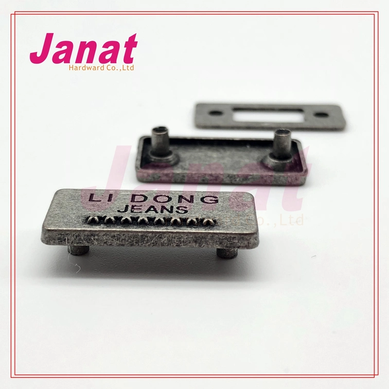 Two Parts Label Badge Alloy Material Made in Original Factory