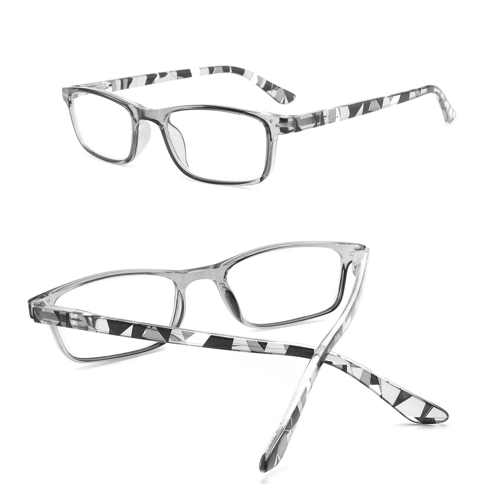 High quality/High cost performance  Cheap Vintage Cool Stylish Full Frame Square Anti Blue Light Progressive Fashion Reading Glasses Woman