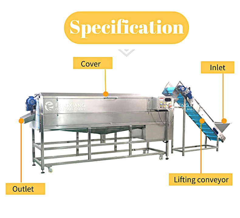 Industrielle große Modell Bürstenschraube Taro Wasch-und Peeling-Maschine