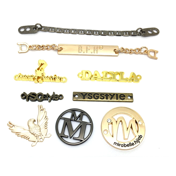 Promotion Club Logo Name Label as Gift Fashion Clothing Accessories Metal Tag