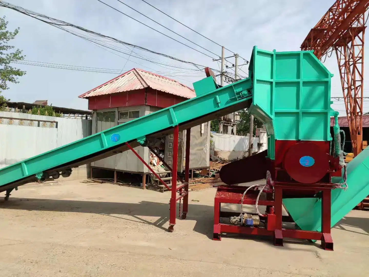CE Approved Waste Plastic Recycle Washing Line PP Raffia Bags PE Film Crushing Washing Drying Recycling Line
