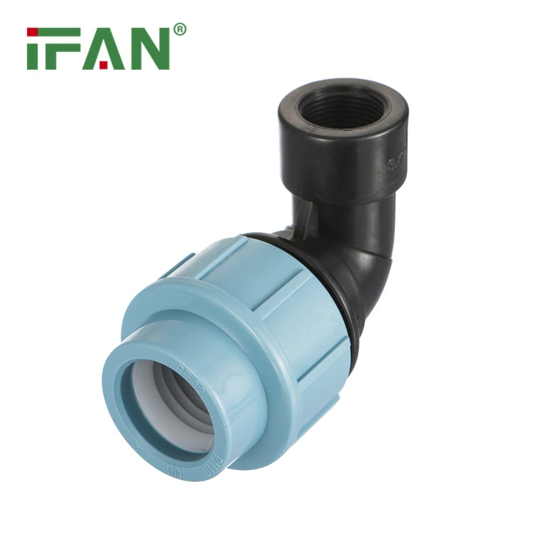 Ifan Blue PP Compression Fitting 20-110mm Elbow Tee Pn25 HDPE Pipe Fitting