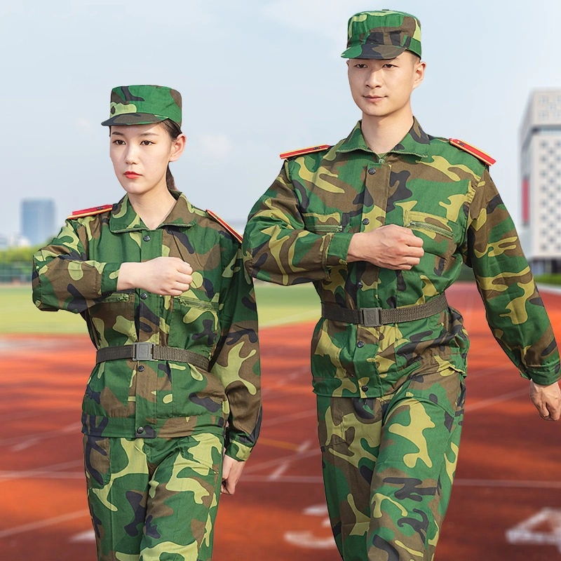 Camuflaje de color verde uniforme deportivo de la caza de alta calidad ropa Hombre Mujer luchar contra la BDU Ropa de entrenamiento táctico