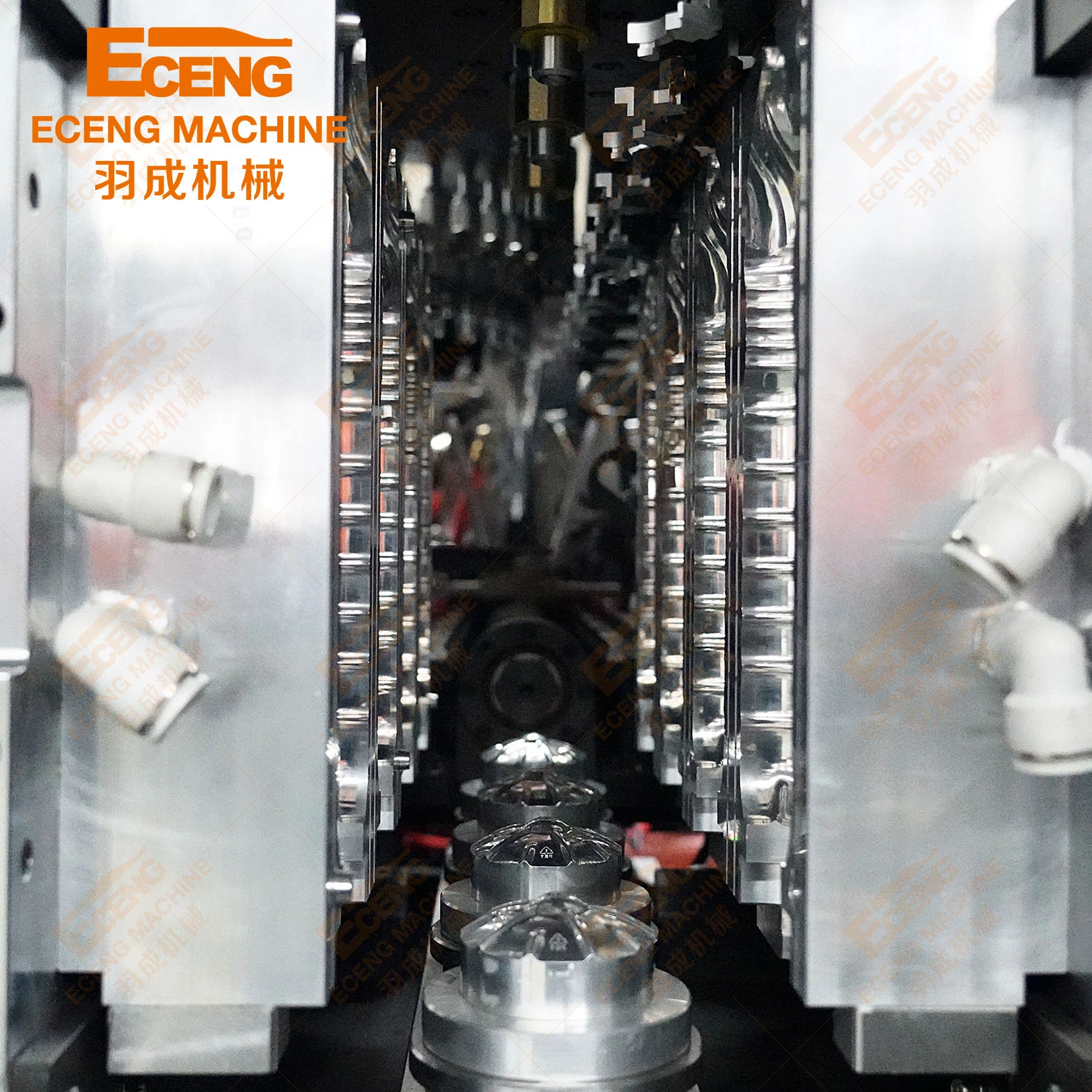 Automatic Manufacturing 6 Cavity Drinking Water Bottle Strech Blow Molding Machinery Pet Preform Heating Blowing Machines